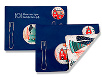 Монтессори материалы купить Монтессори салфетки для детей от 6 лет (комплект 2 шт.)